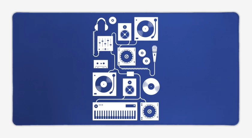 Mouse pad Gamer Azul Rey de Dj