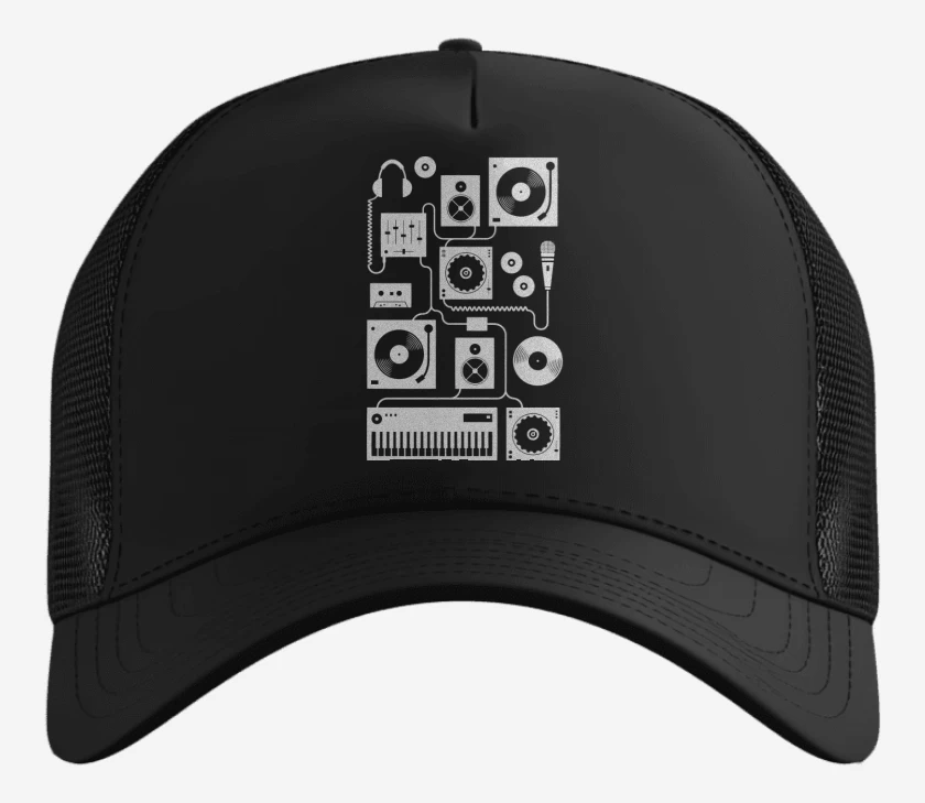 Gorro Negro de Dj