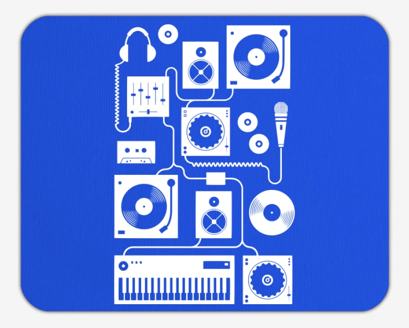 Mousepad Azul Rey de Dj
