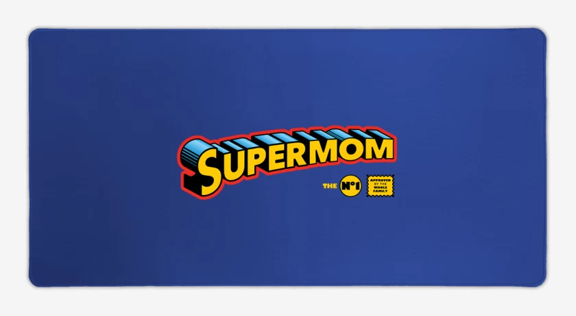 Mouse pad Gamer Azul Rey de Super Mamá
