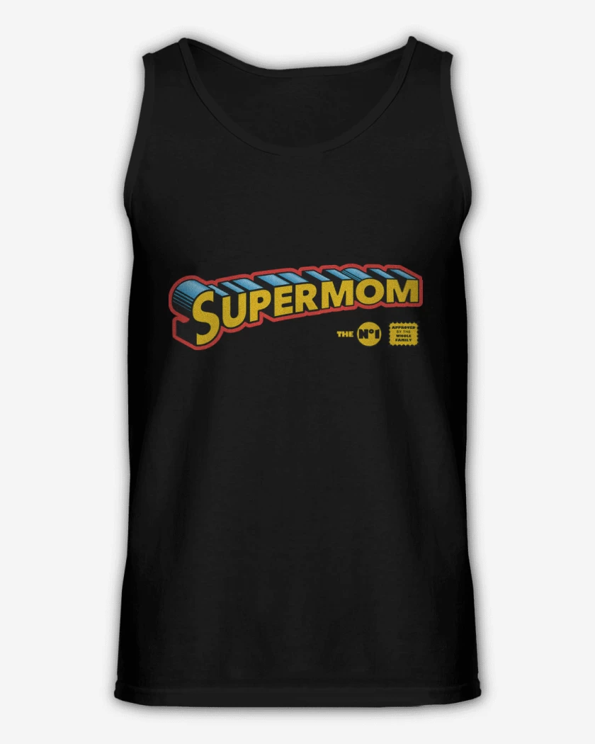 Sudadera Negro de Super Mamá