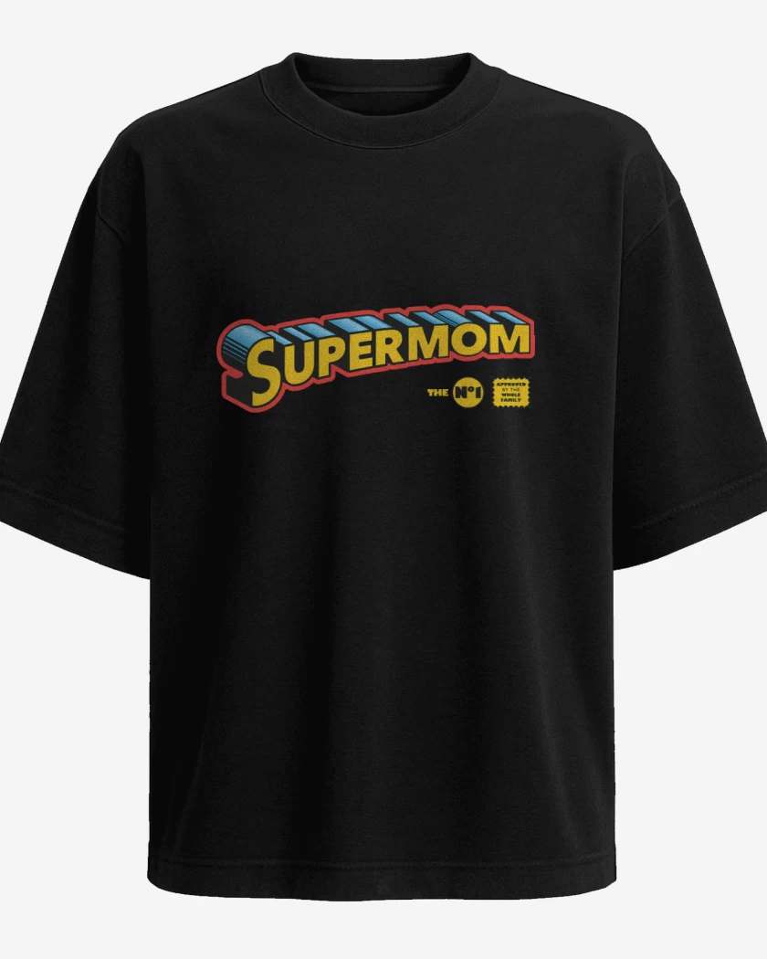 Polera Oversize Super Mamá