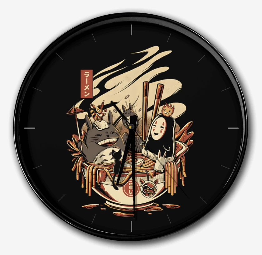Reloj Ghibli Ramen