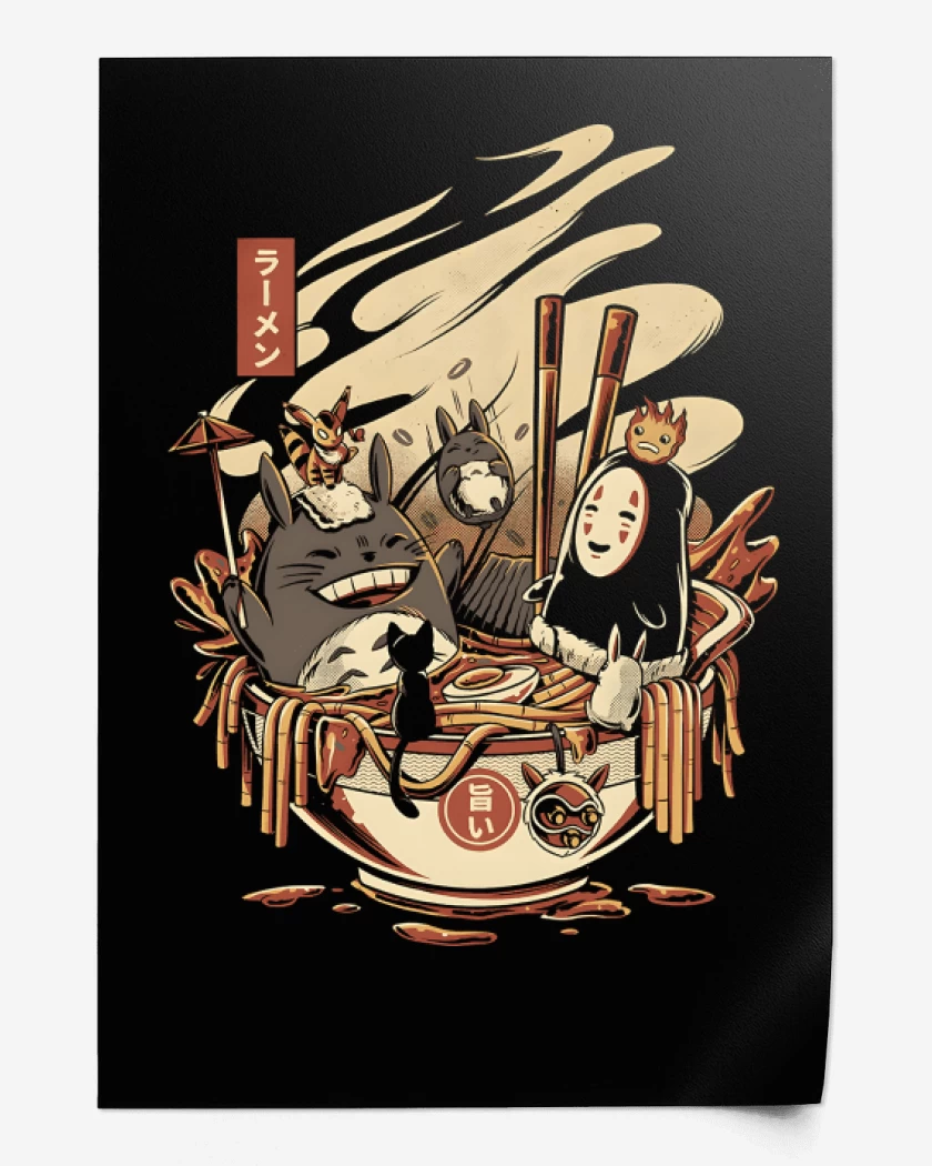 Print Ghibli Ramen