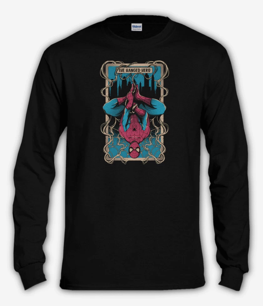 Polera manga larga Negro de The Hanged Hero