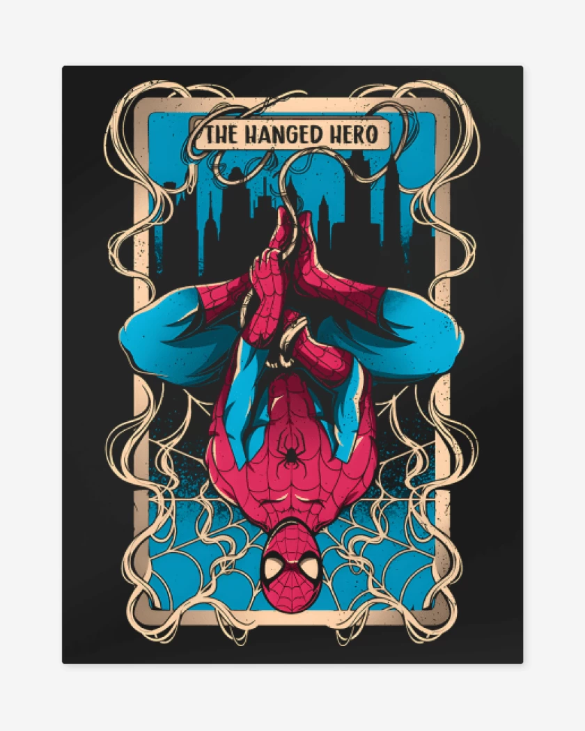 Print metalico Negro de The Hanged Hero