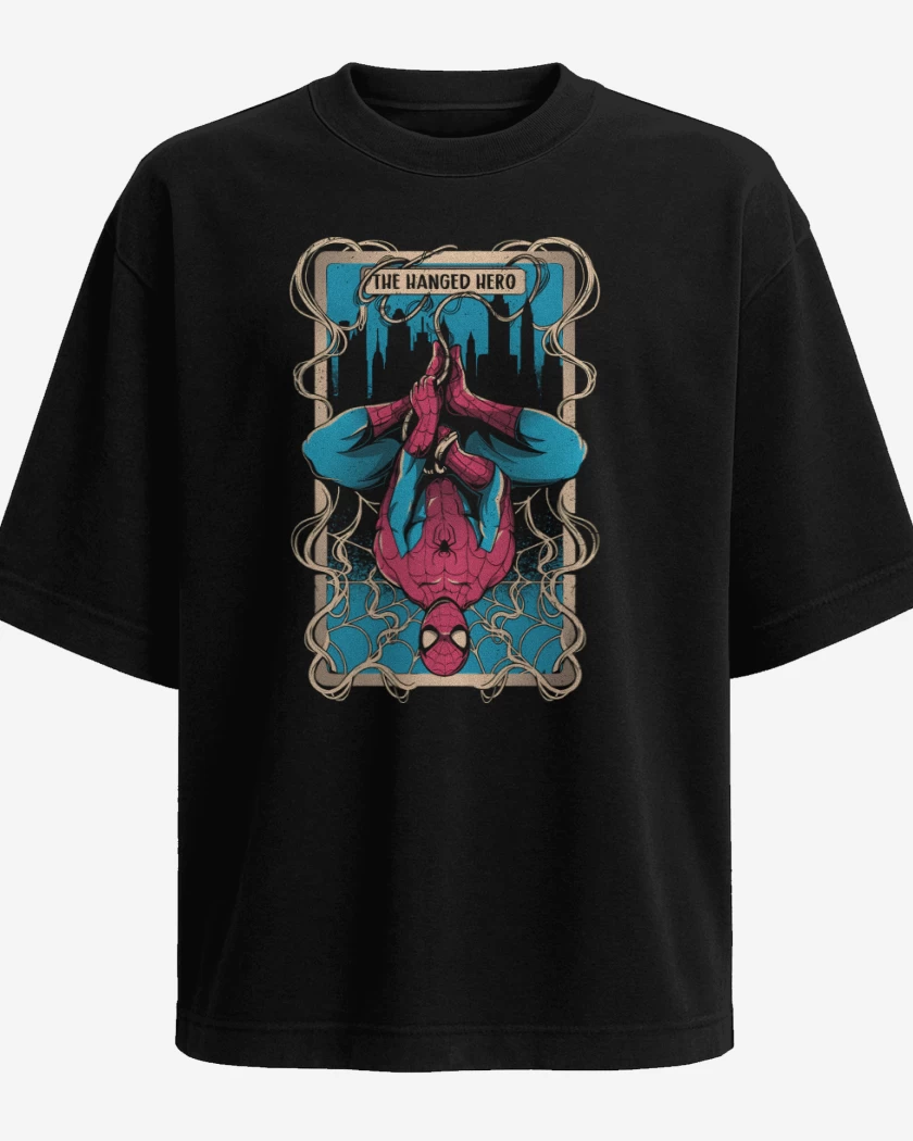 Polera Oversize Negro de The Hanged Hero