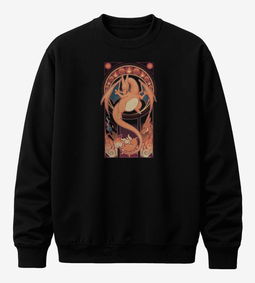 Poleron polo Dios Charizard