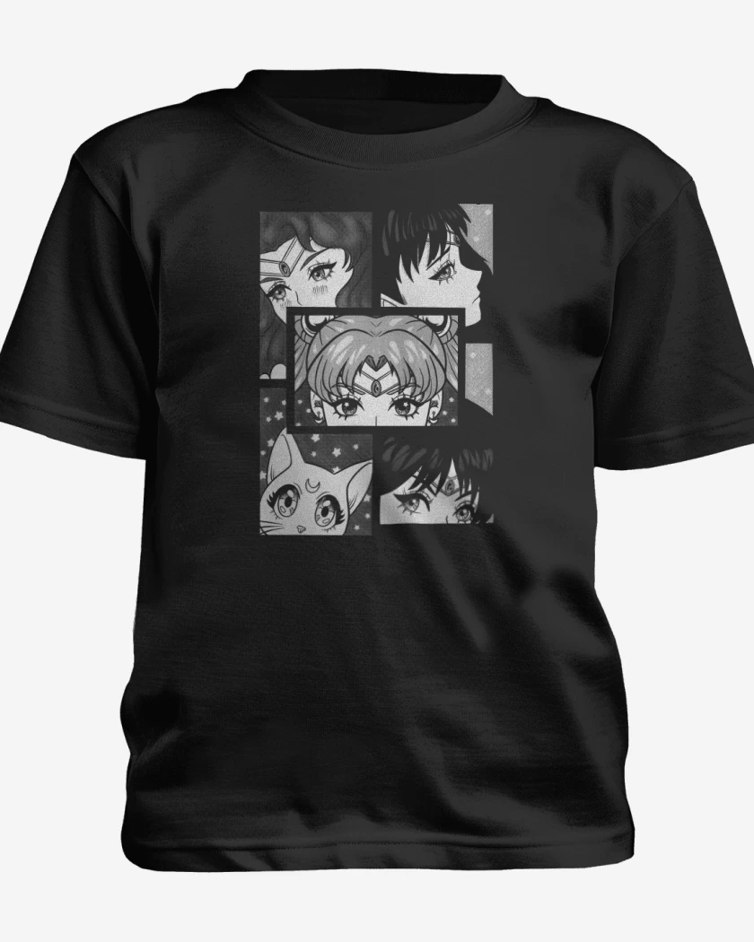 Polera de niño Negro de Signo Lunar