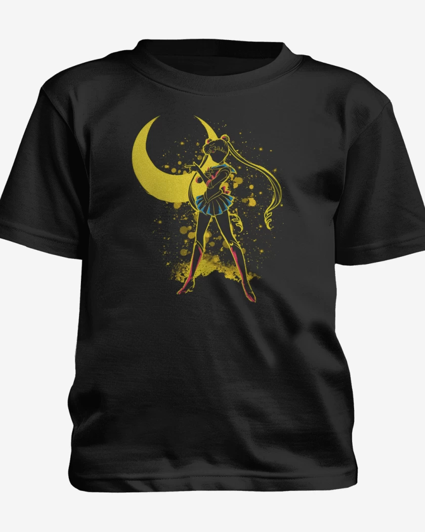 Polera de niño Negro de Guardiana Lunar