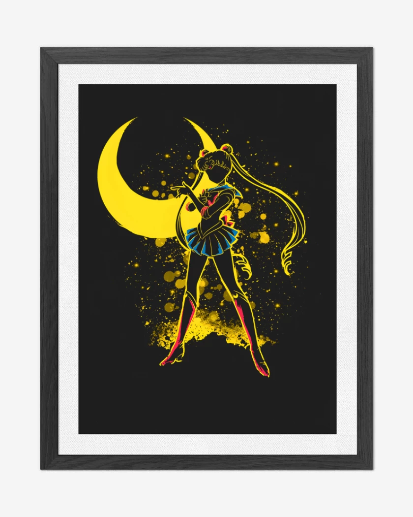 Cuadro decorativo Negro de Guardiana Lunar