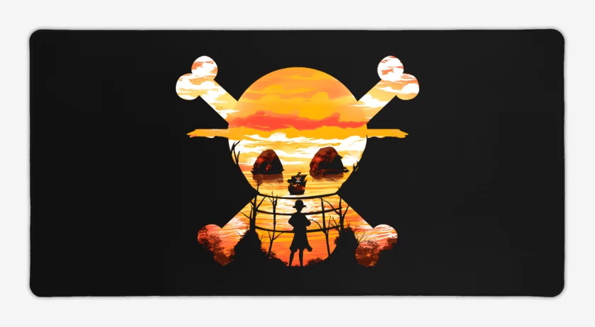 Mouse pad Gamer Atardecer Pirata