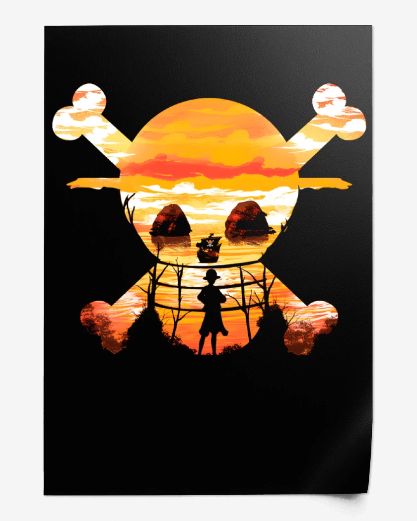 Print Atardecer Pirata
