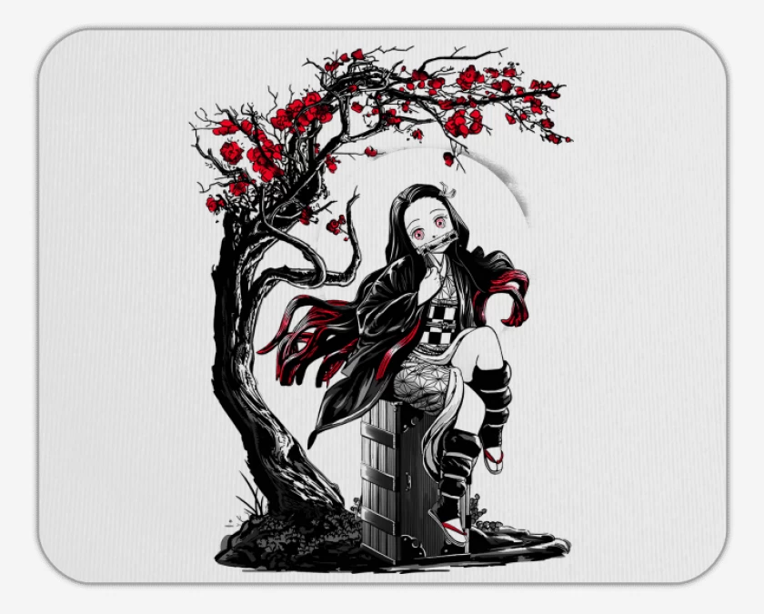 Mousepad Nezuko Kawai