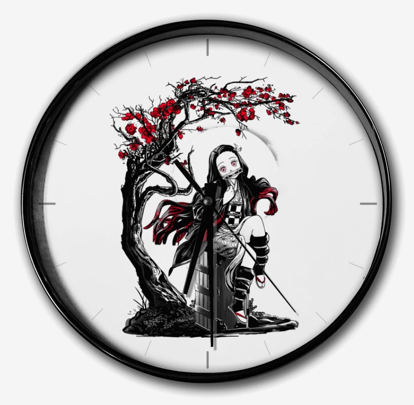 Reloj Blanco de Nezuko Kawai