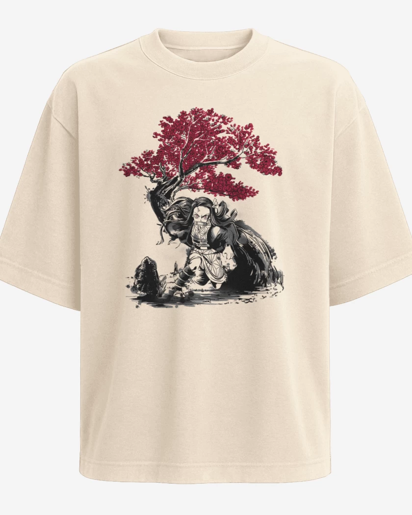 Polera Oversize Nezuko Demonio