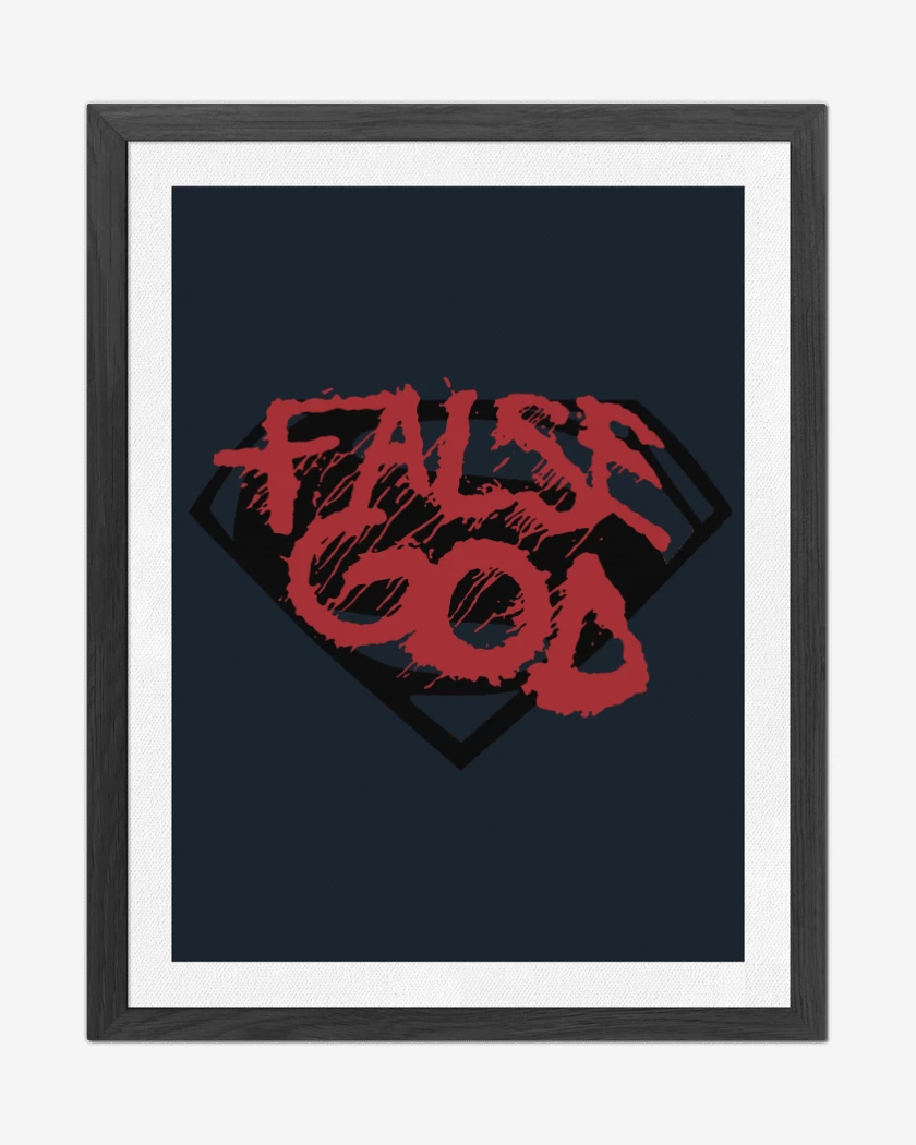 Cuadro decorativo Azul Marino de False God