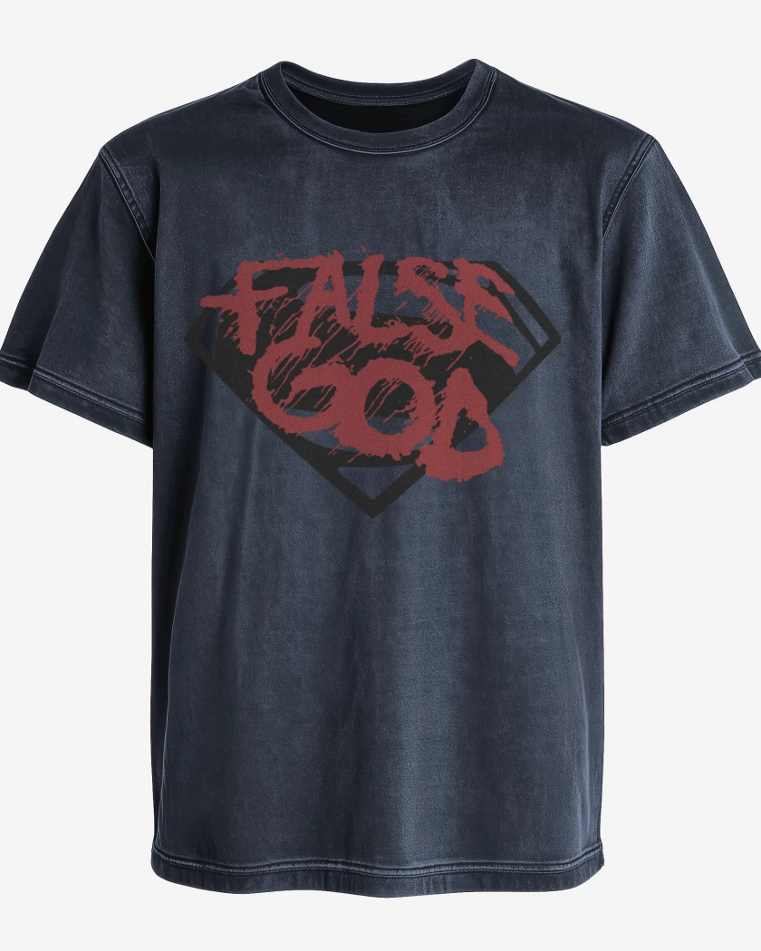 Polera desgastada False God