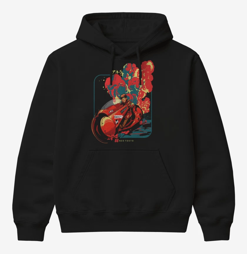 Poleron Canguro básico Negro de Neo Akira