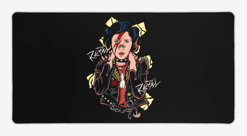 Mouse pad Gamer Negro de Rebel Rebel