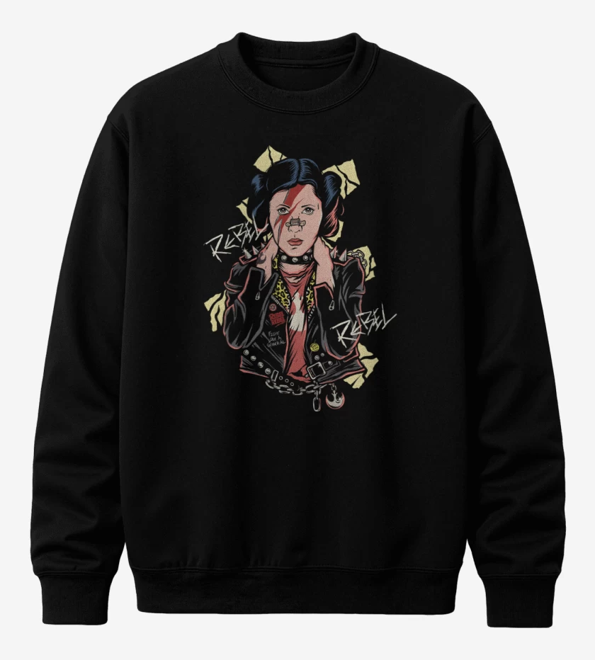 Poleron polo Negro de Rebel Rebel