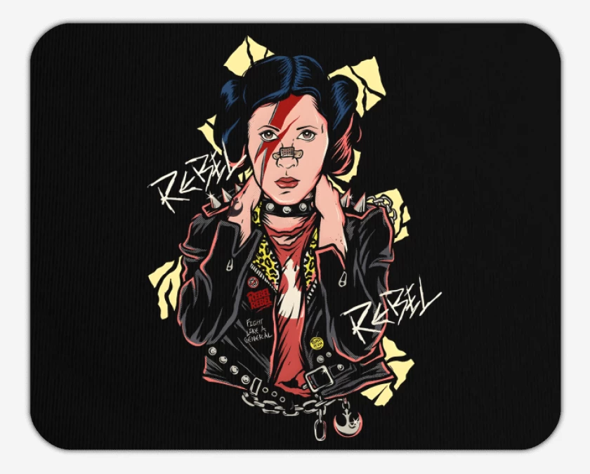 Mousepad Negro de Rebel Rebel