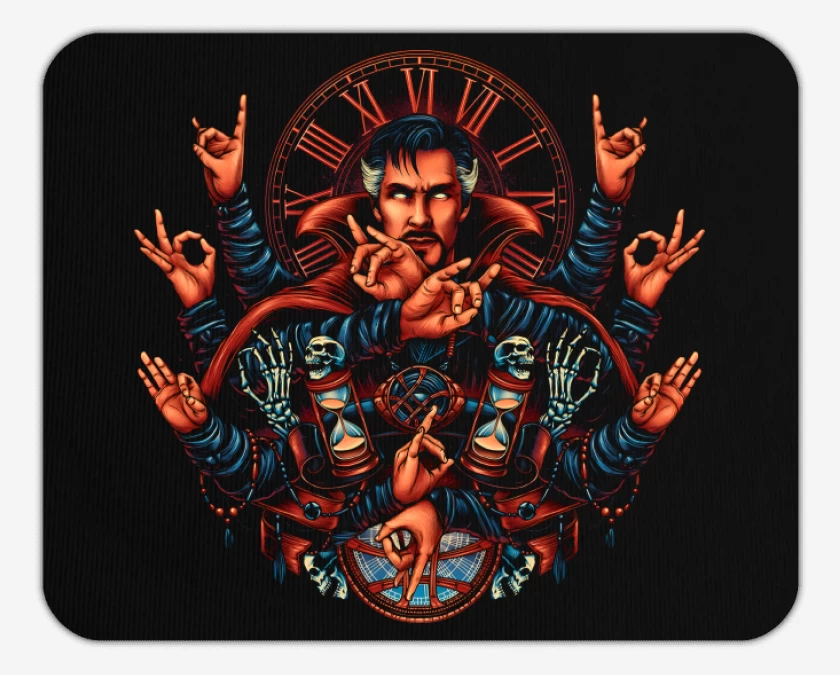 Mousepad Negro de Magic Strange