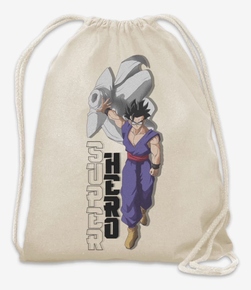 Mochila Blanco de Gohan Super Hero