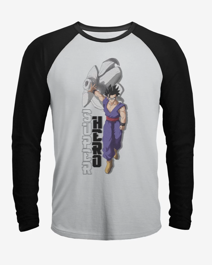 Polera Raglan Gohan Super Hero