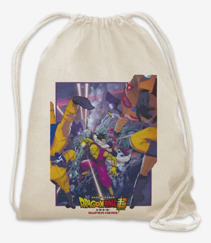 Mochila Blanco de Dragon ball Super hero Poster
