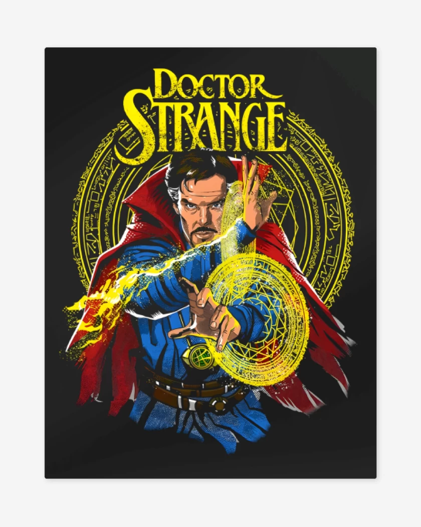 Print metalico Negro de Strange