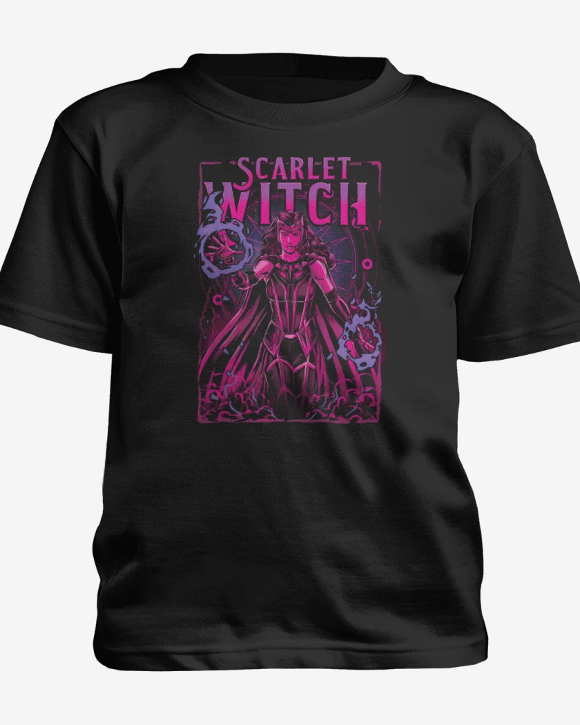 Polera de niño Negro de Scarlet Witch