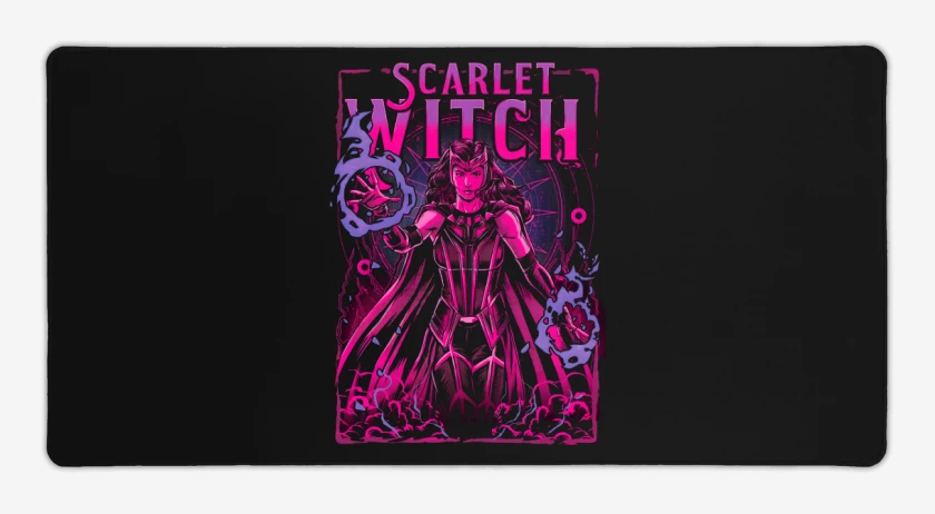 Mouse pad Gamer Negro de Scarlet Witch