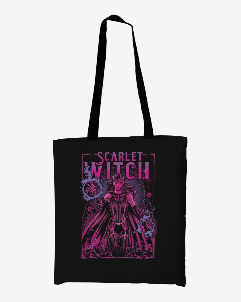 Totebag Negro de Scarlet Witch