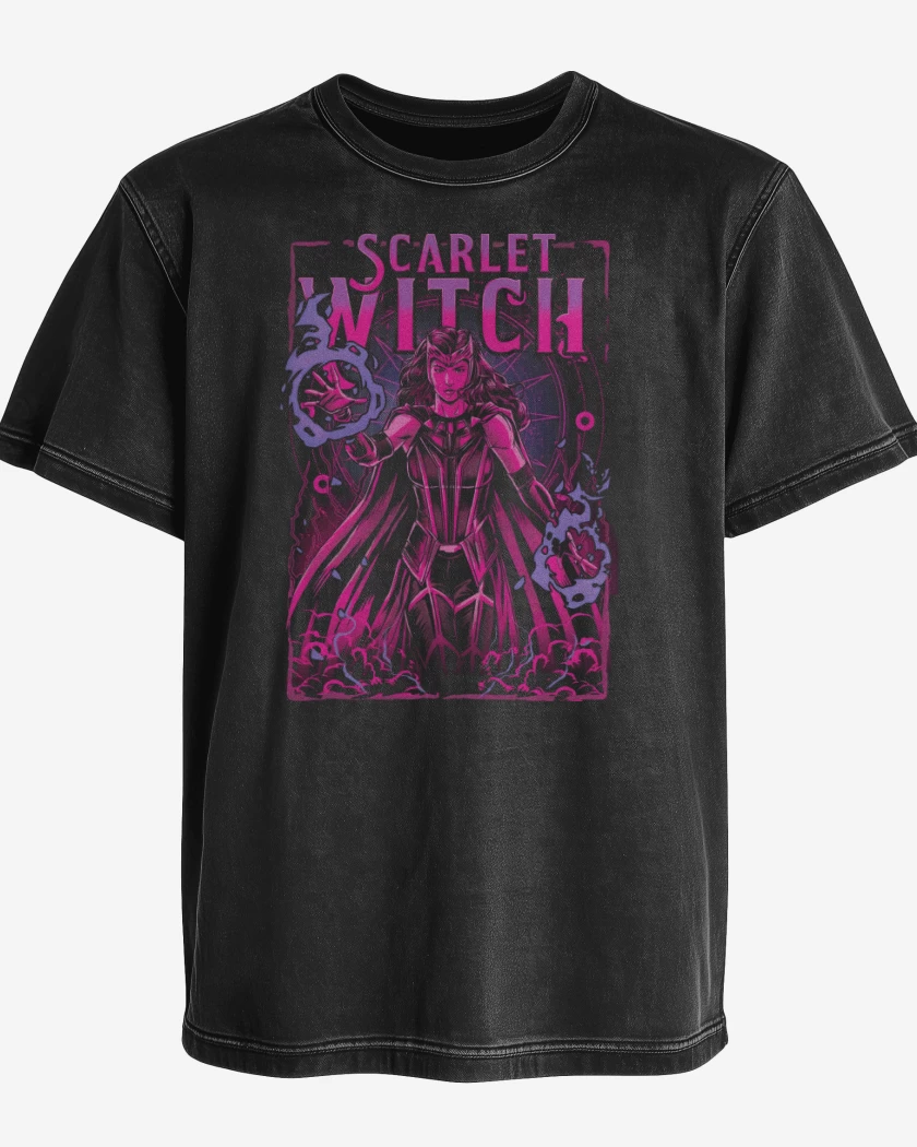 Polera desgastada Scarlet Witch