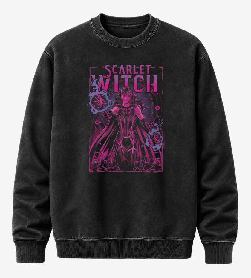 Poleron Polo Acid Wash Scarlet Witch