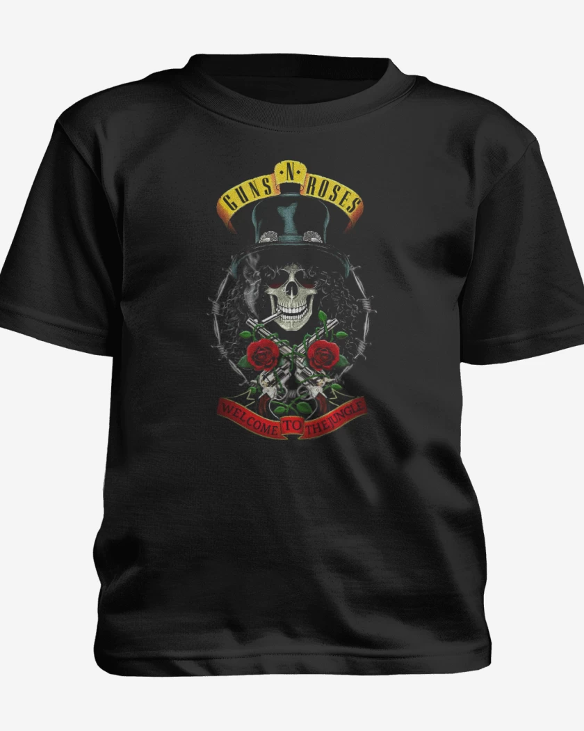 Polera de niño GnR Welcome to the jungle Slash
