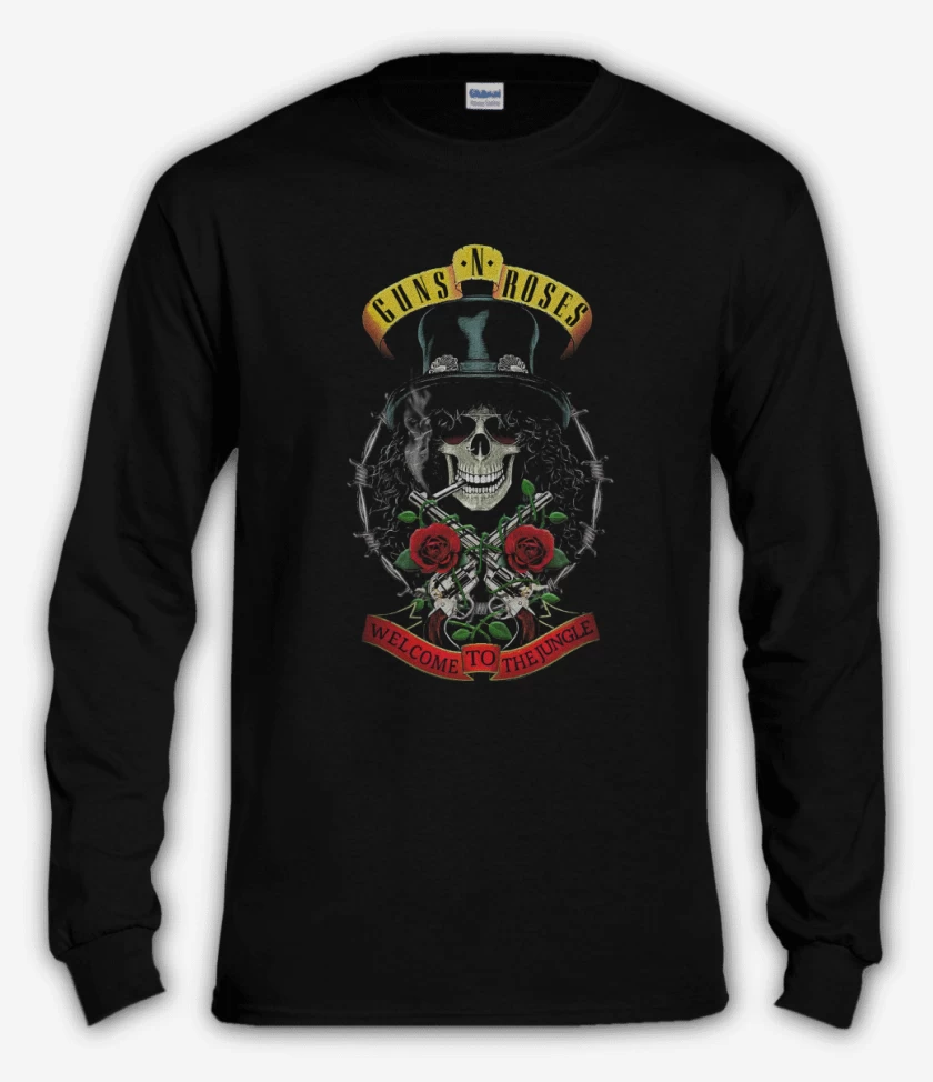 Polera manga larga GnR Welcome to the jungle Slash