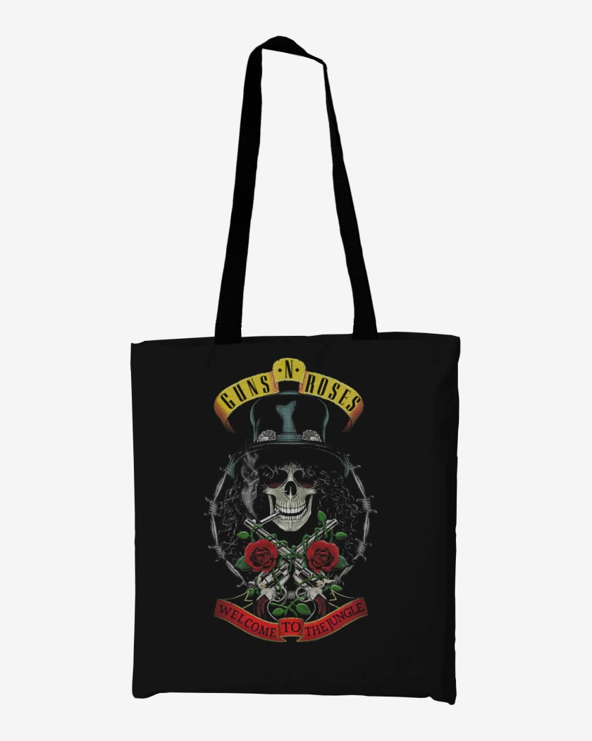 Totebag GnR Welcome to the jungle Slash