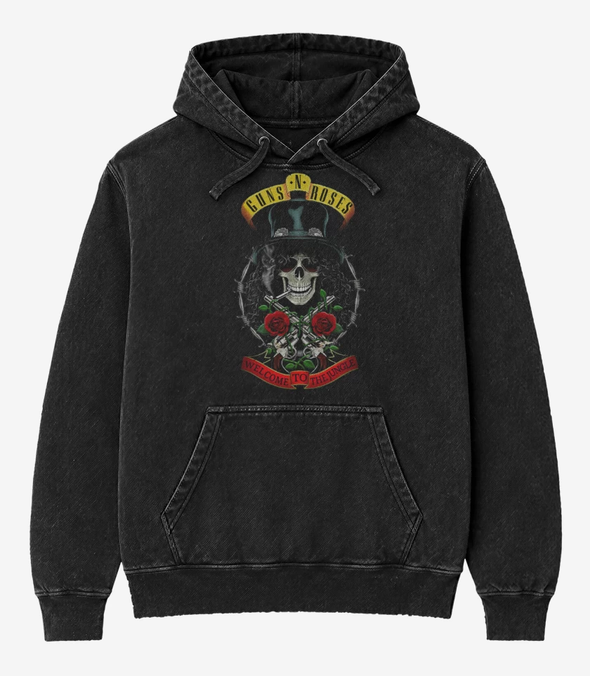 Poleron Canguro Acid Wash GnR Welcome to the jungle Slash