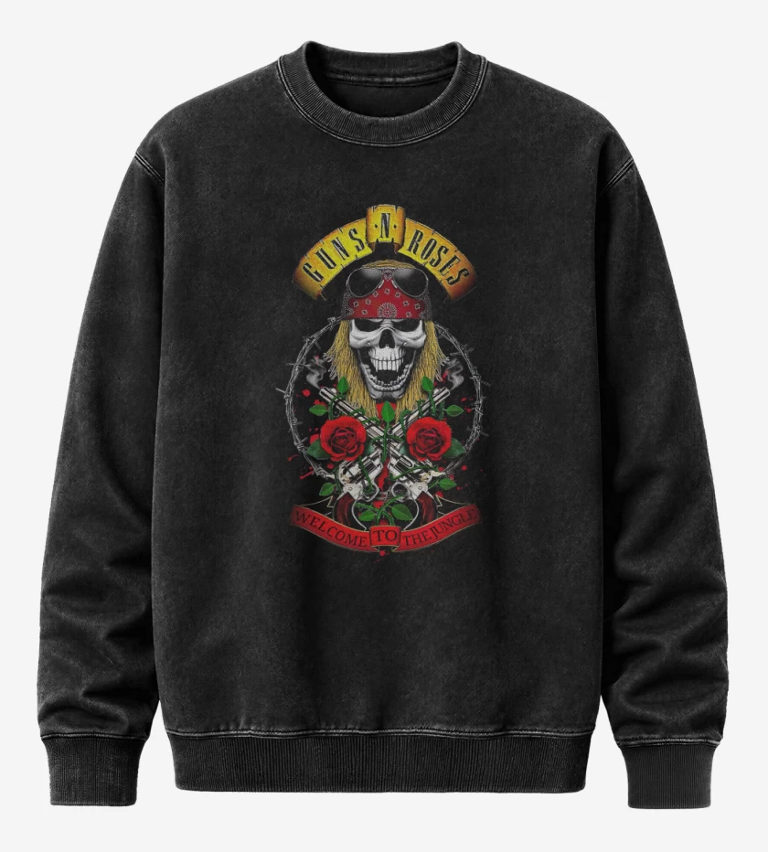 Poleron Polo Acid Wash GnR welcome to the jungle Axl