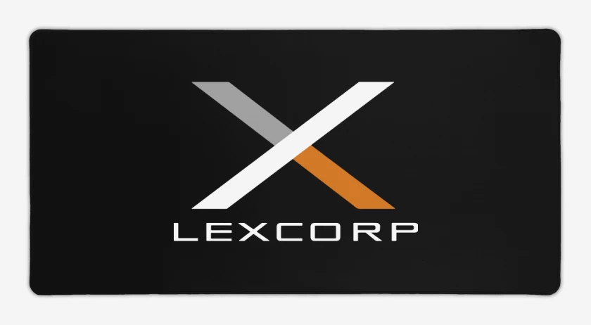 Mouse pad Gamer Negro de LexCorp