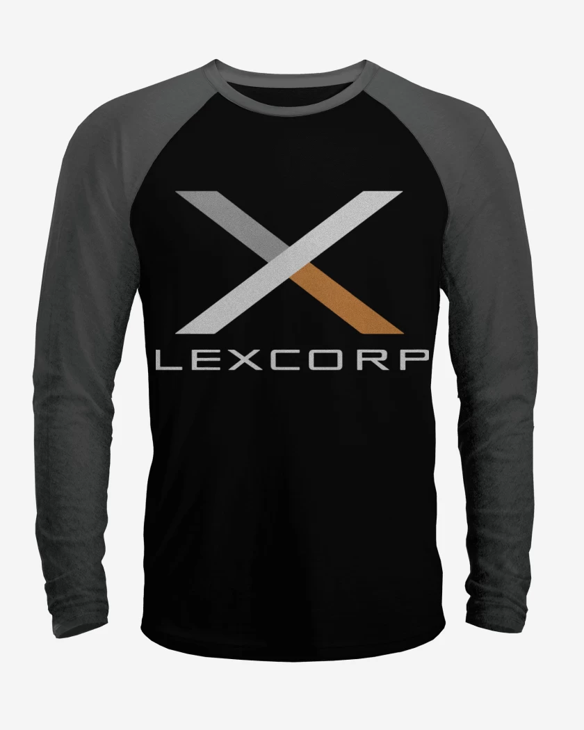 Polera Raglan Negro / Negro Heather de LexCorp