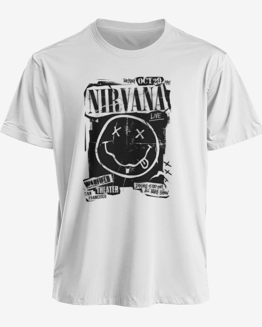 Polera Nirvana Live