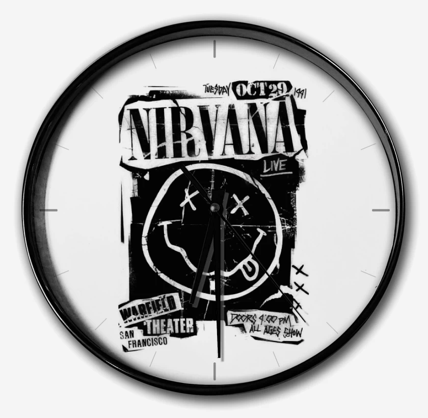 Reloj Blanco de Nirvana Live