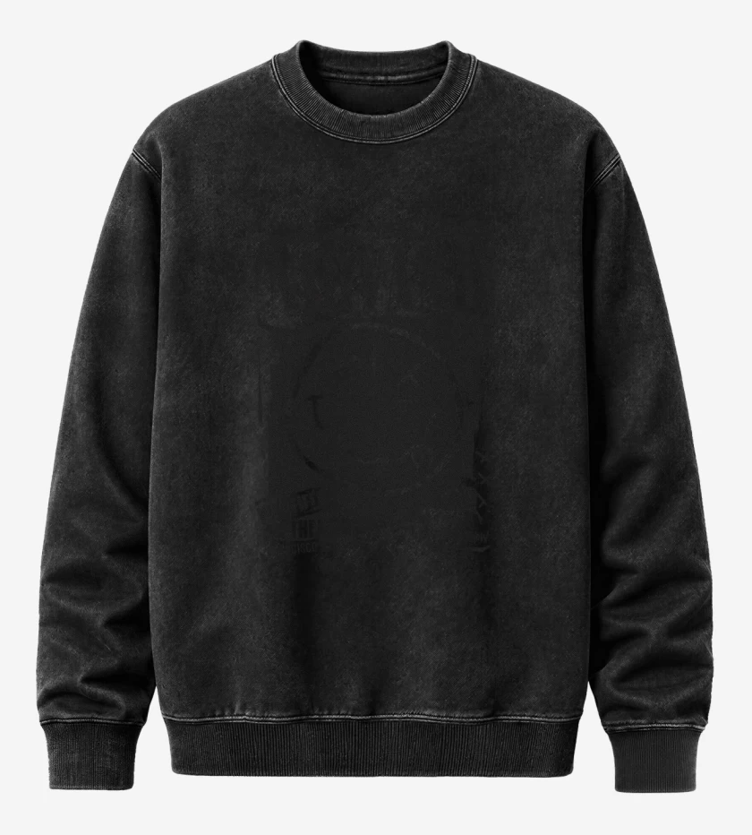 Poleron Polo Acid Wash Negro de Nirvana Live