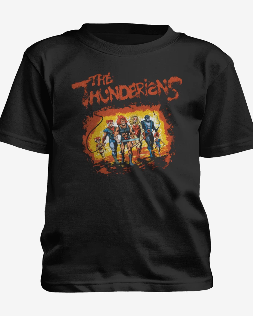 Polera de niño Negro de The Thunderians
