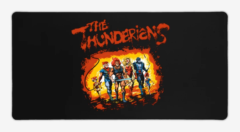 Mouse pad Gamer Negro de The Thunderians