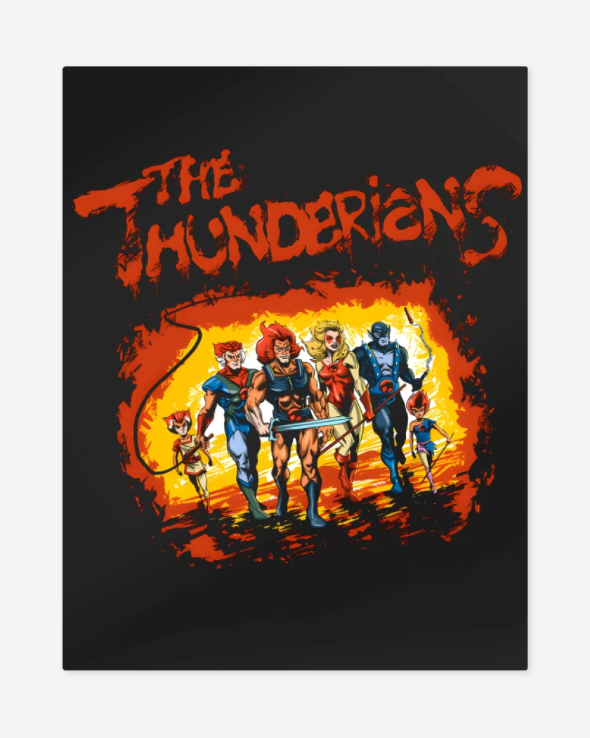 Print metalico Negro de The Thunderians