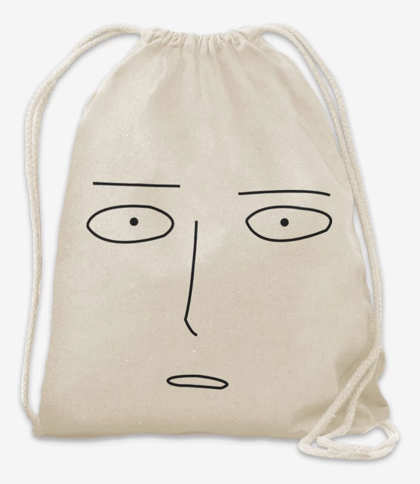Mochila Blanco de Saitama Face